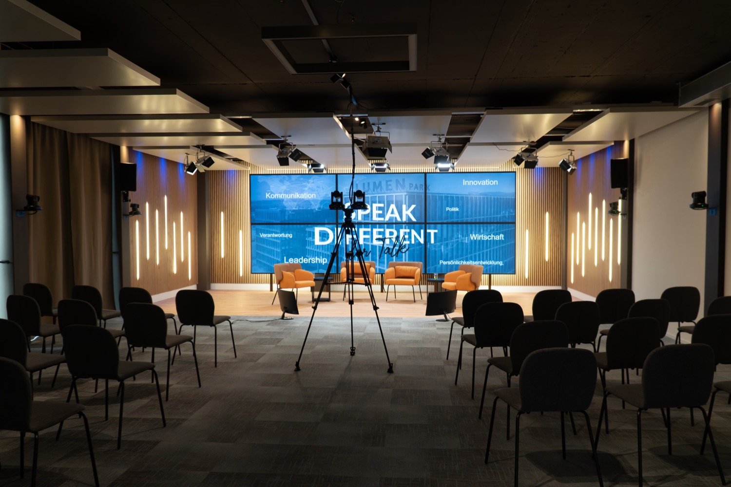 Studio1 vor der Aufzeichnung