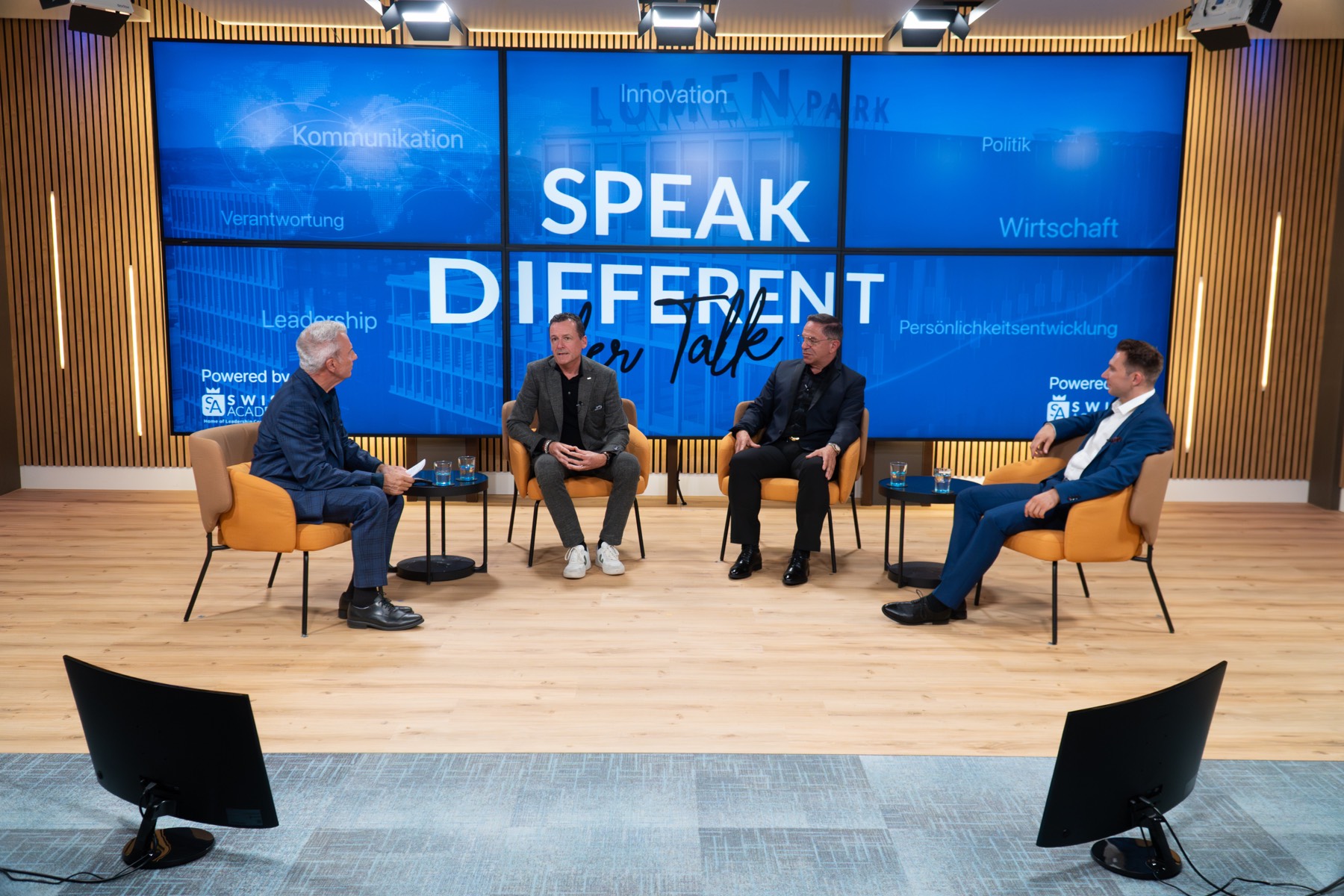 Set einer Talkshow